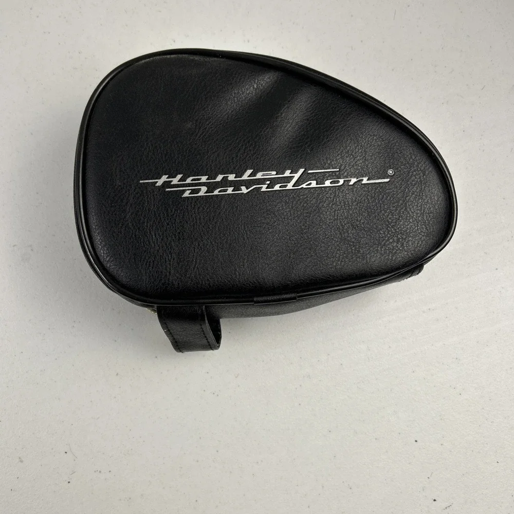 Harley Davidson Tank Shaped Saddlebag Toiletry Cosmetic Bag, Unisex